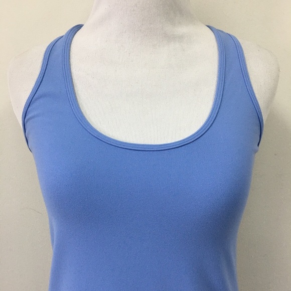 Lululemon Cool Racerback Tank Top Size 6 Gray Blue - Picture 4 of 7